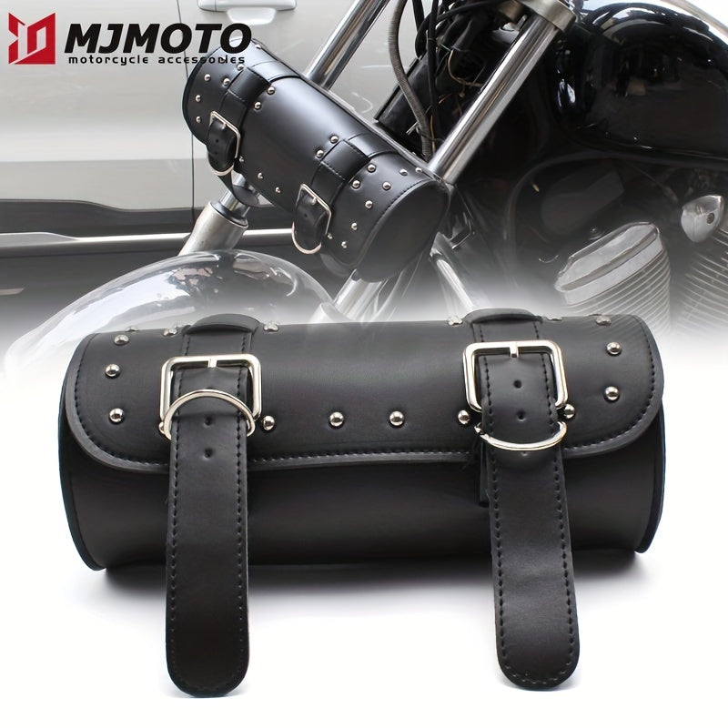 MJ Retro Cylinder Leather Motorcycle Hanging Bag