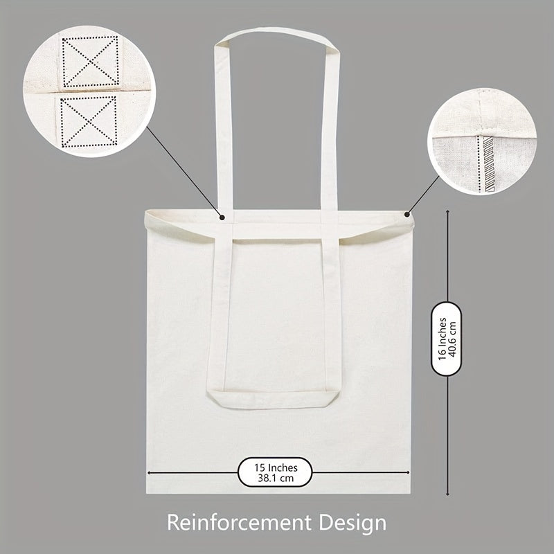 Portable Eco-friendly Canvas Bag for Shopping Outdoors