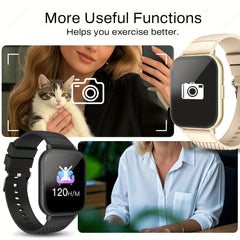 Lucky Smartwatch: Calls, Messages, Music - Android Compatible
