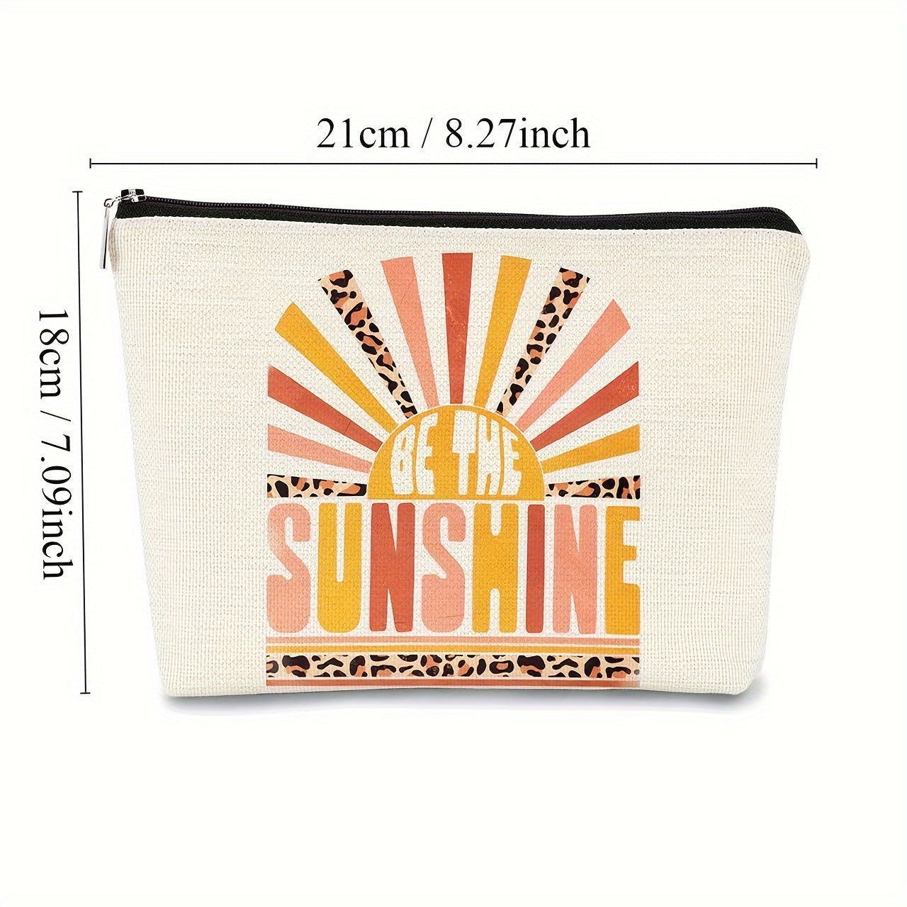 Neutral Sunshine Cosmetic Bag Outdoor Travel Toiletries Bag