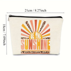 Neutral Sunshine Cosmetic Bag Outdoor Travel Toiletries Bag