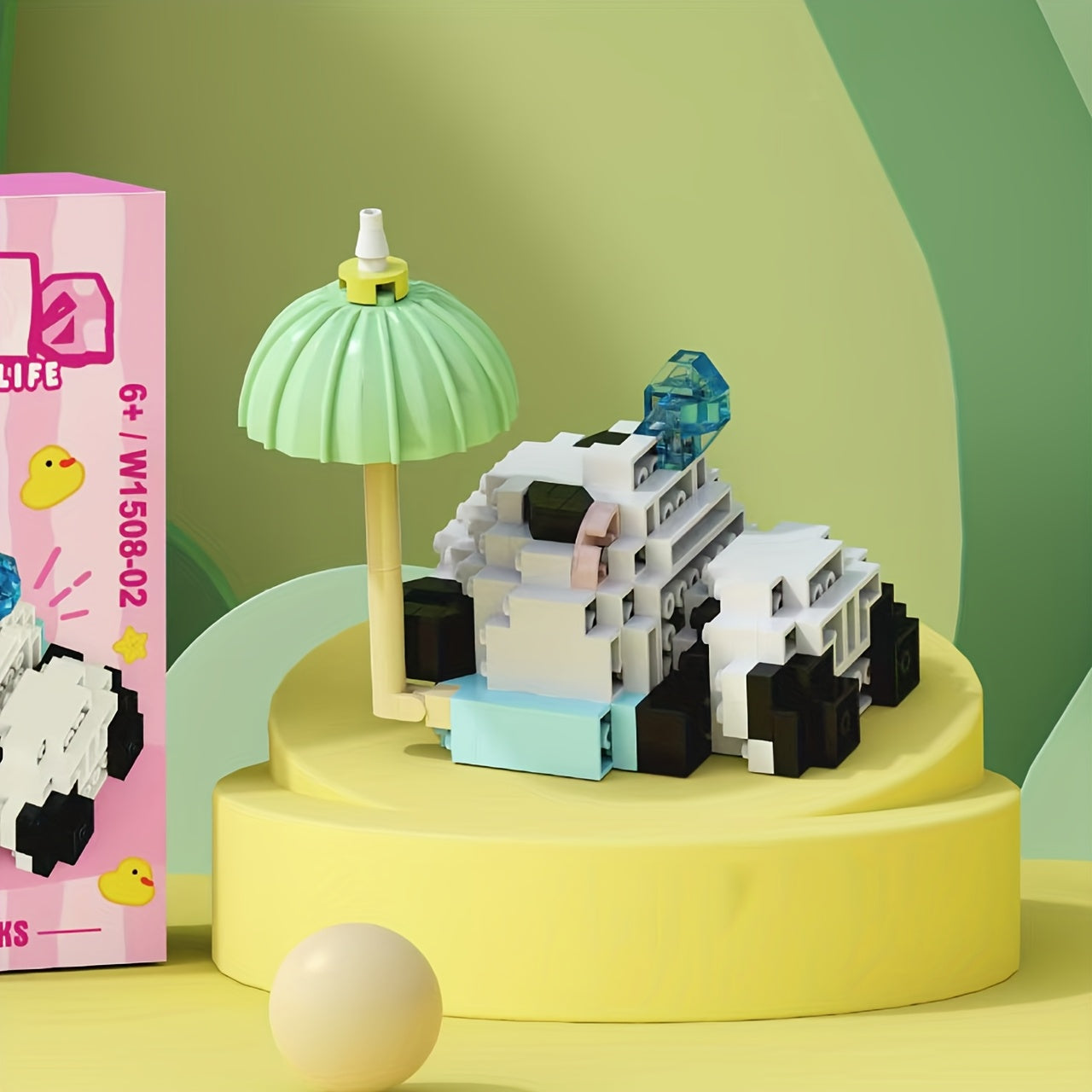 Panda Building Blocks Toy Creative Gift Desktop Ornaments