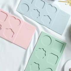 Silica Gel Wax Seal Molds Flower Shape for 2.54 cm Wax Seal Stamp