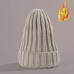 Men's Oversized Striped Wide Brim Woolen Hat