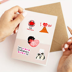 100pcs Sweet Series Ins Style Cartoon Stickers For Notebook