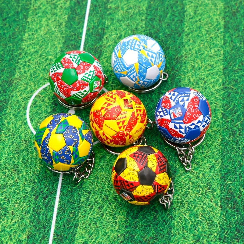 Sports Football Key Chain Bag Hanging Ornament Gift For Men Women