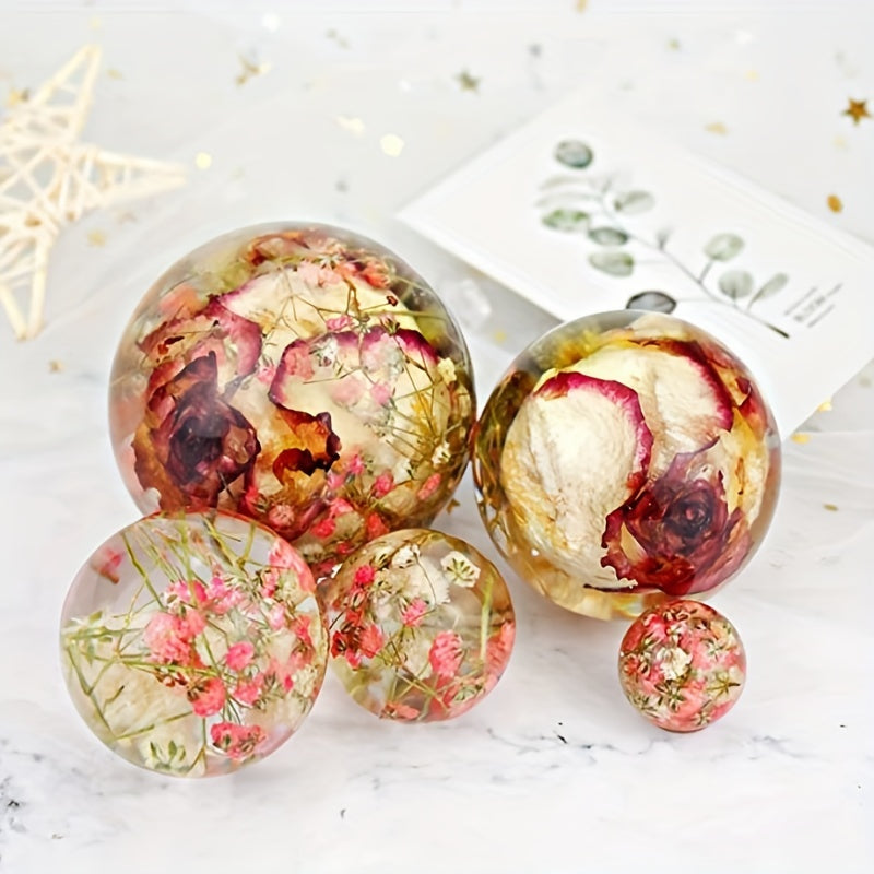 5 Sphere Resin Molds for Epoxy Resin DIY Necklace Jewelry Soap Candle