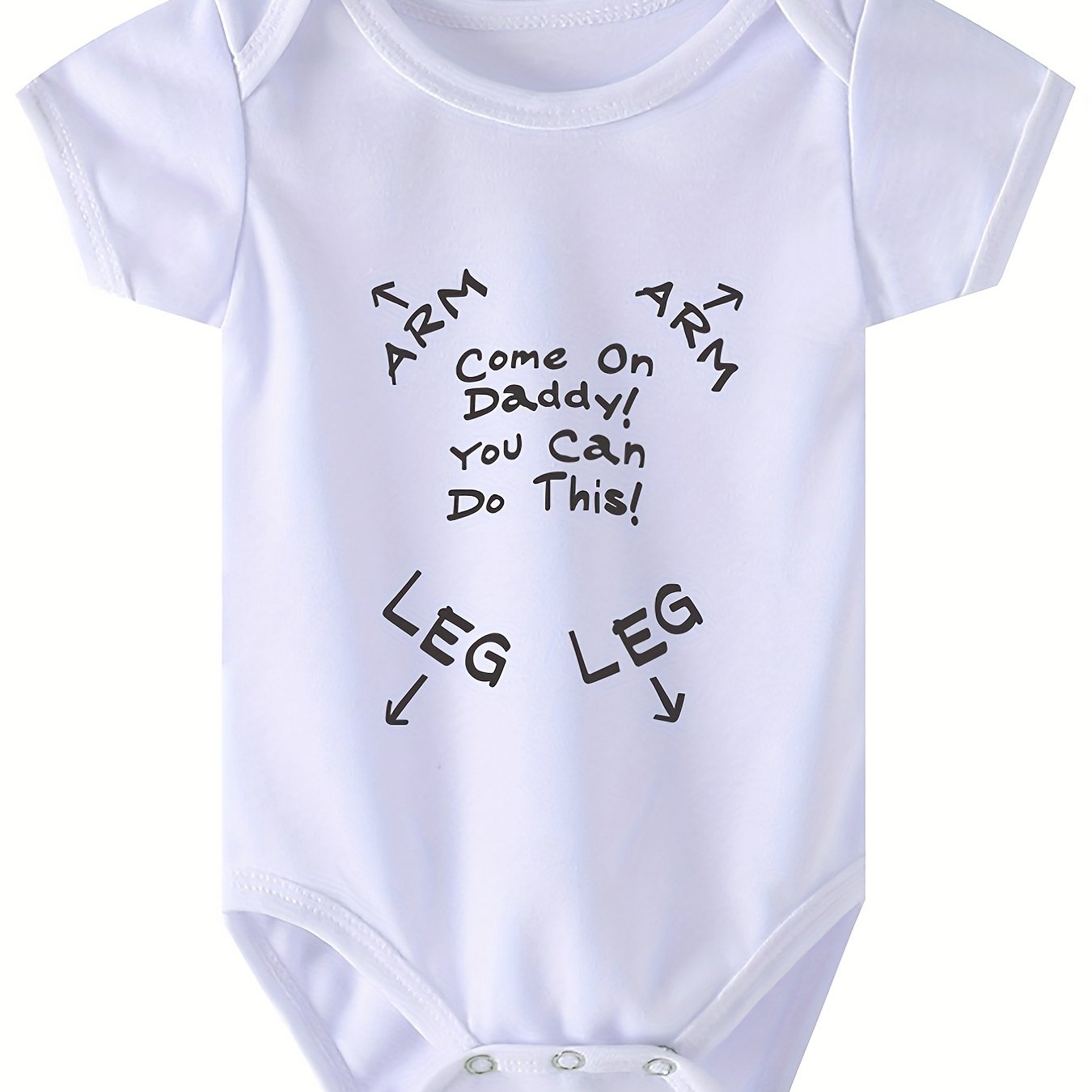 Baby Boys Casual Daddy You Can Do This Onesie