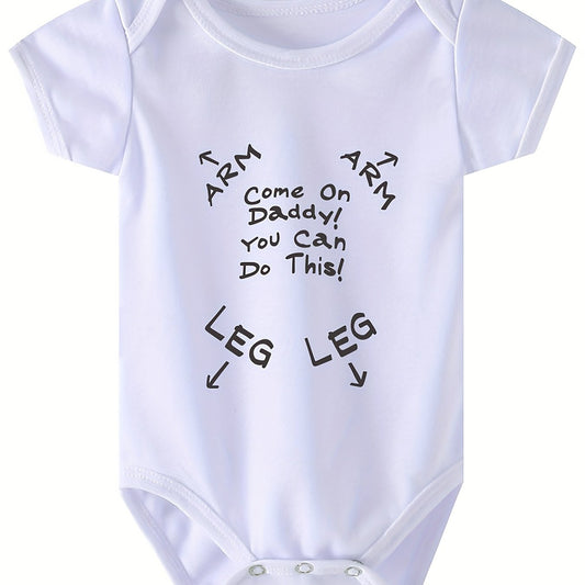 Baby Boys Casual Daddy You Can Do This Onesie