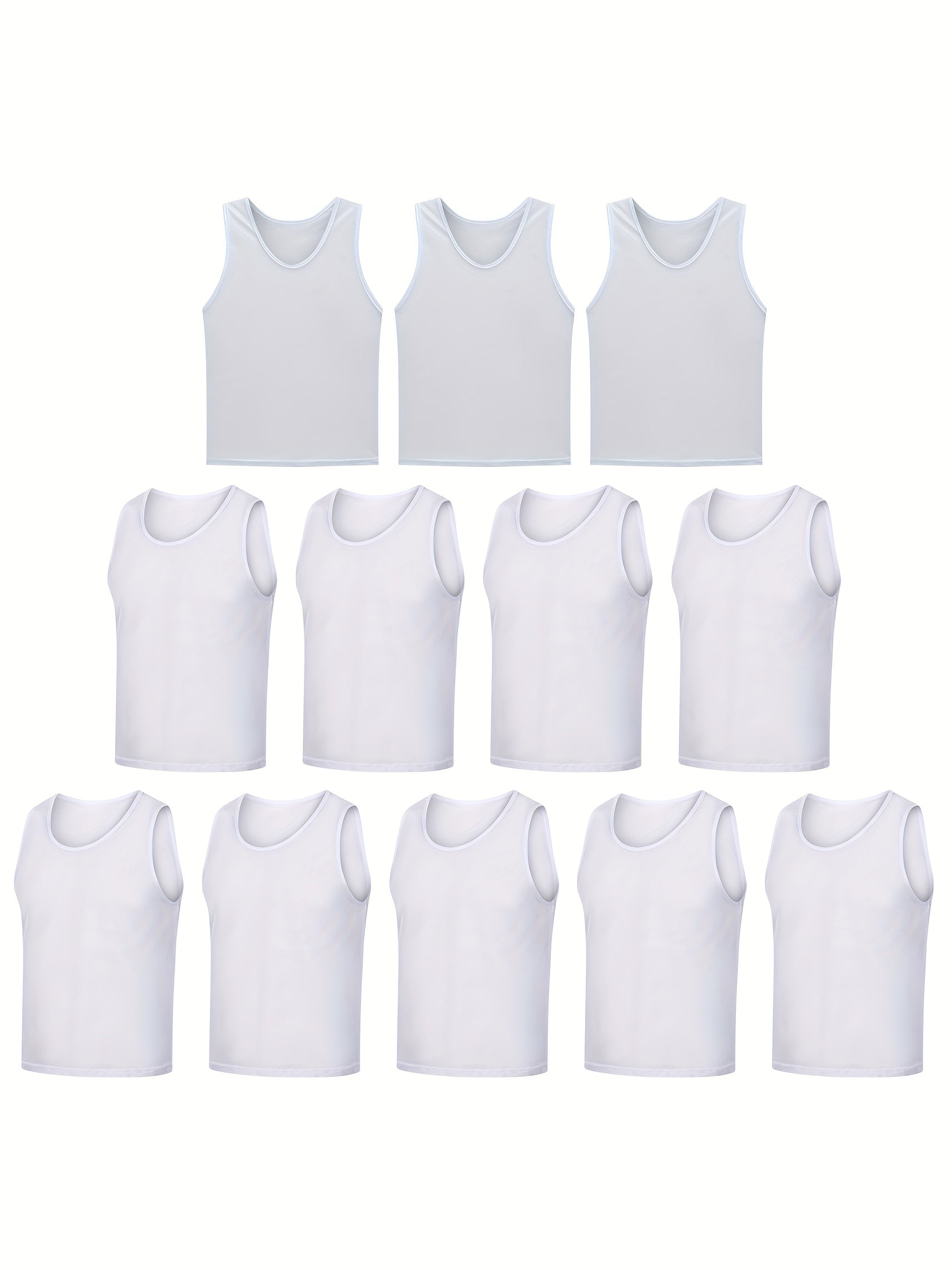 12pcs Quick Dry Soccer Practice Vests Pinnies Jerseys Soccer Bibs For Adult