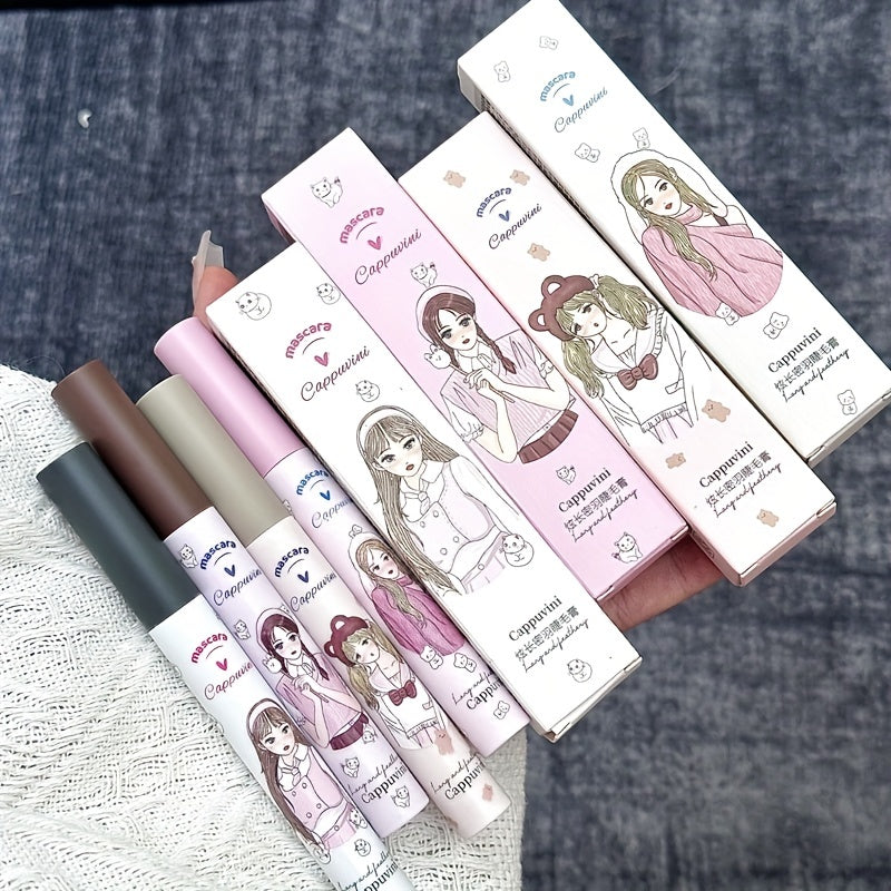 Y2K Girl's 4 Colors Mascara Curling Lengthening Brown Lash Mascara