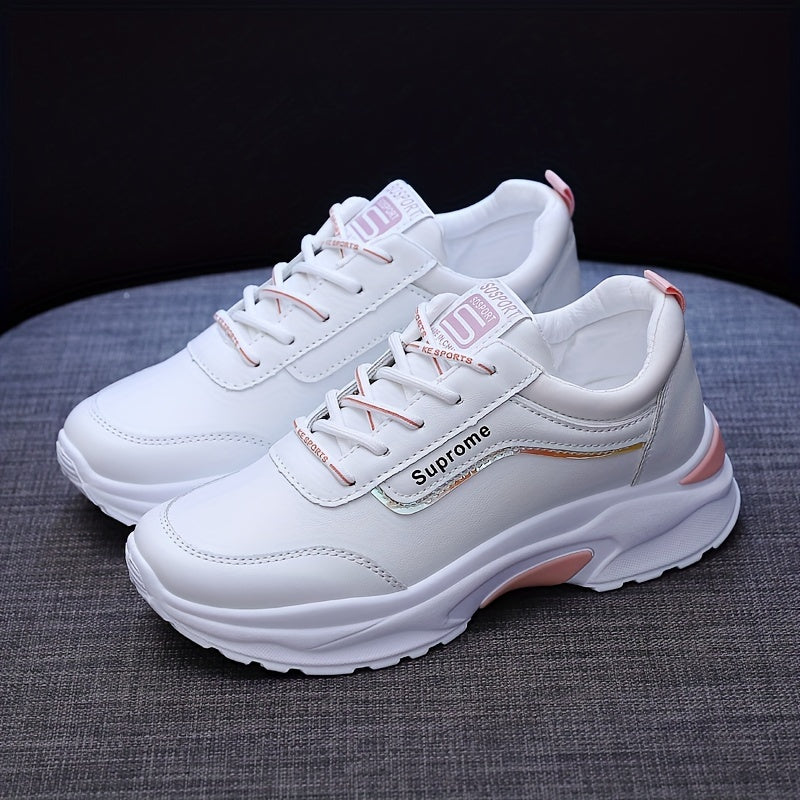 Women's Letter Soft Sole Running Shoes Athletic Sneakers