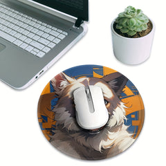 Goofy Dog Pattern Mouse Pad 20x20cm for eSport Work from Home