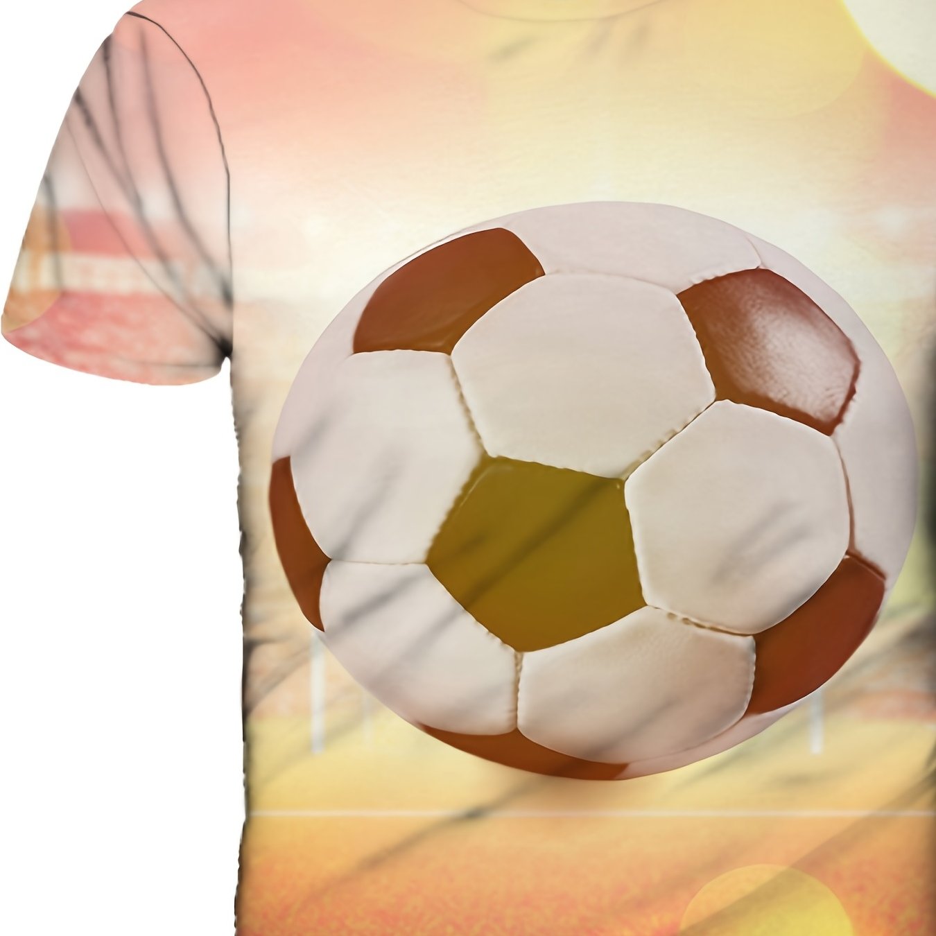Boy's Football Graphic T shirt 3D Digital Print Active Short Sleeve Tee