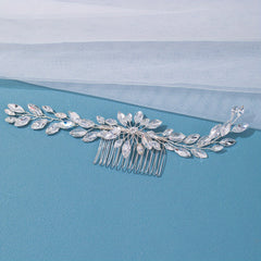 Crystal Hair Comb Back Head Insert Comb Head Jewelry