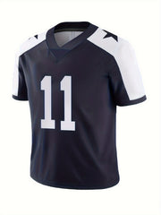 Boys Breathable Rugby Jersey Short Sleeves Football Shirt