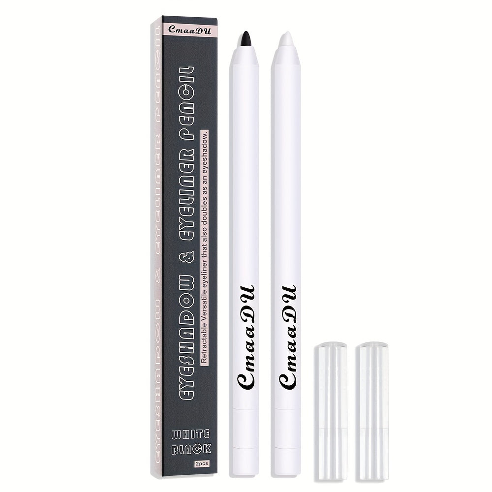 Waterproof Gel Eyeliner Pencil Quick Drying Smooth Long Lasting Brighten