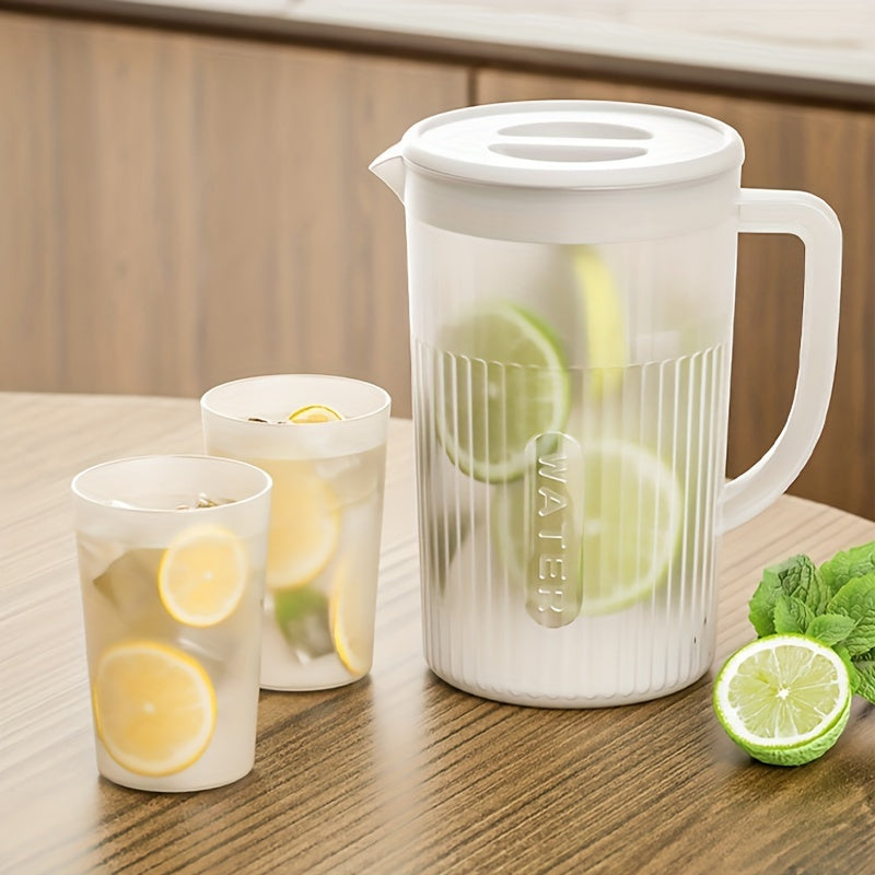 High Temp Resistant Water Jug with Lid for Summer Drinks
