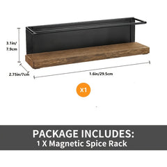 Space Saving Magnetic Spice Rack for Fridge and Microwave