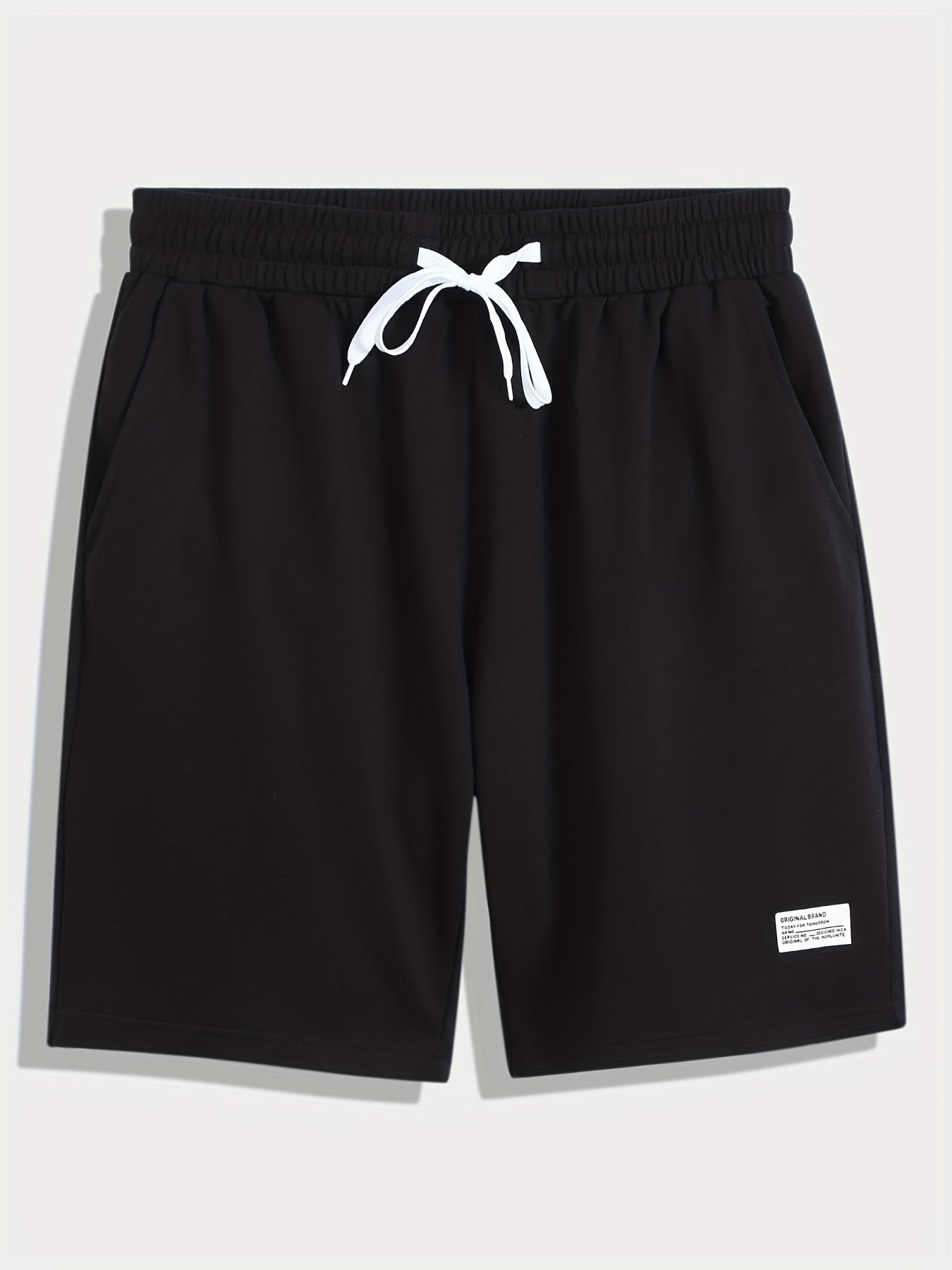 Men's Stretch Drawstring Knit Shorts for Summer