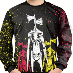 Teens 3D Halloween Skull Print Sweatshirt Kids Casual Pullover
