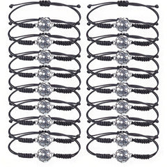 Sports Fan Adjustable Bracelet - Unisex Baseball Football Volleyball