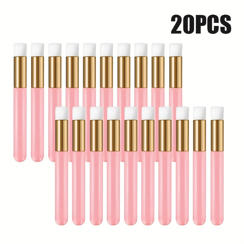50pcs Eyelash Cleaning Brush Lash Shampoo Brush For Eyelash Extensions