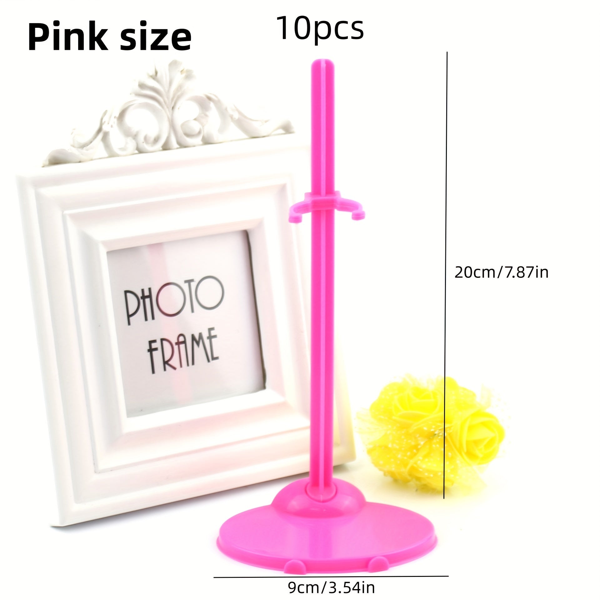 10pcs Doll Display Stand Adjustable Fixed Bracket