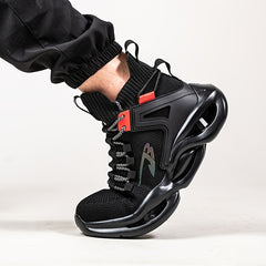 Breathable High Top Work Safety Shoes Industrial Construction Sneakers