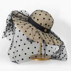 Summer Sunscreen Vacation Hat Retro Seaside Beach Straw Hat