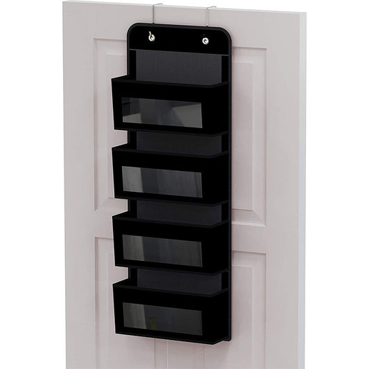 4-Shelf Hanging Closet Organizer - Easy Mount Foldable Wardrobe Storage
