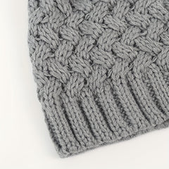 Baby Winter Warm Knitted Wool Beanie Cap Hat Cold-proof Woolen Hat