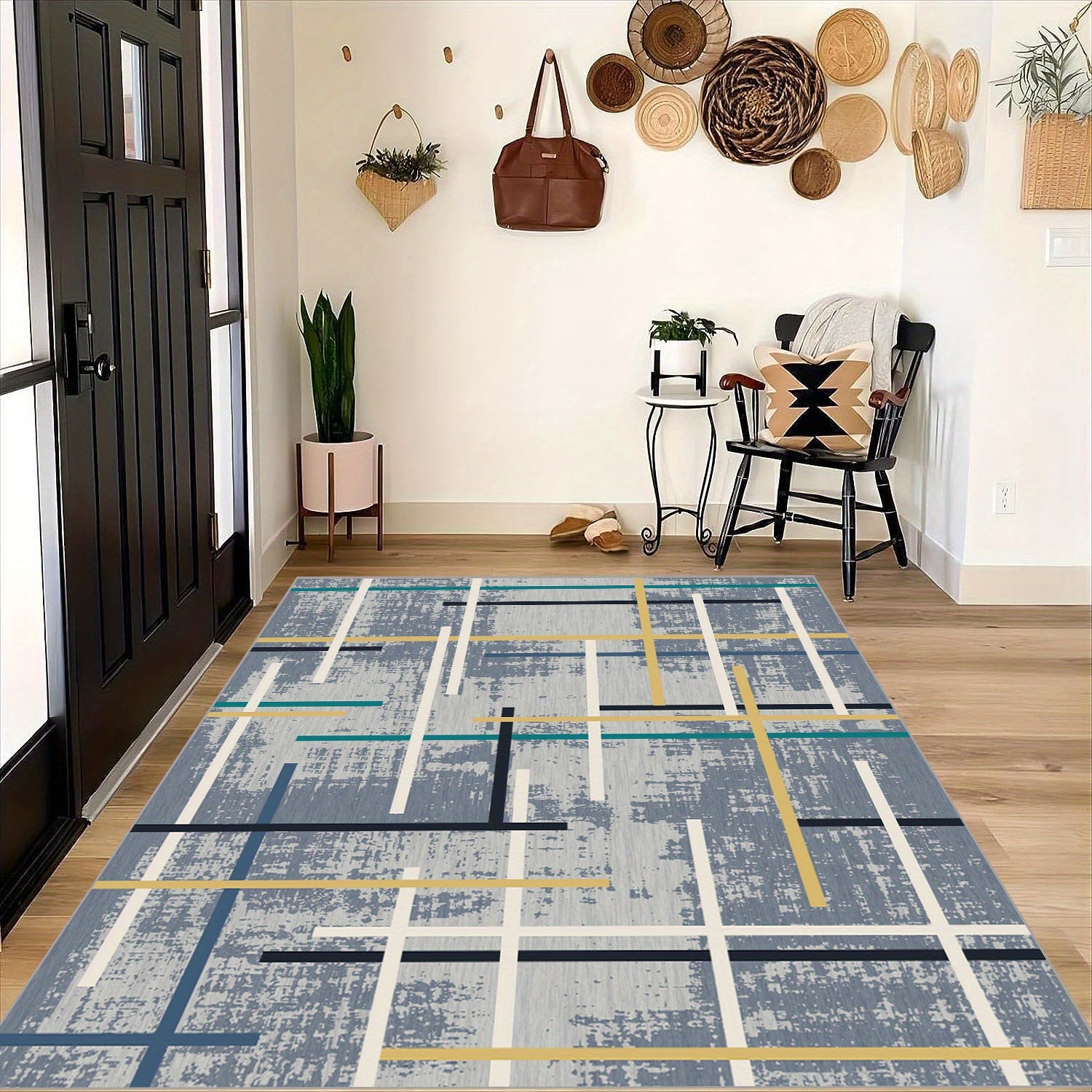 Soft Faux Sheepskin Floor Mat Non Slip Rug