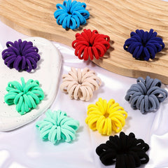 100pcs Sweet Candy Nylon Elastic Hair Ties - Girls Holiday Gift