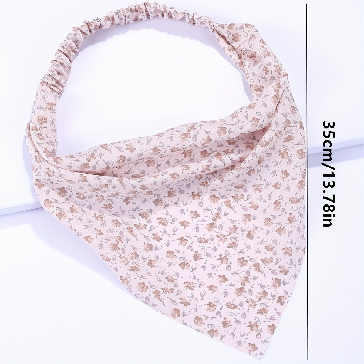 5pcs Colorful Floral Triangle Scarf Headband Turban Bandana Women Head Wrap