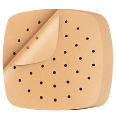 200pcs BBQ Air Fryer Liners Disposable Square Parchment Papers