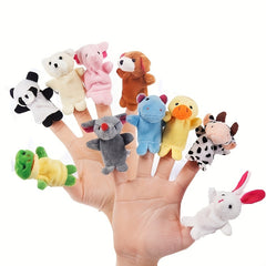 Holiday Finger Puppet Role Playing Toy Set