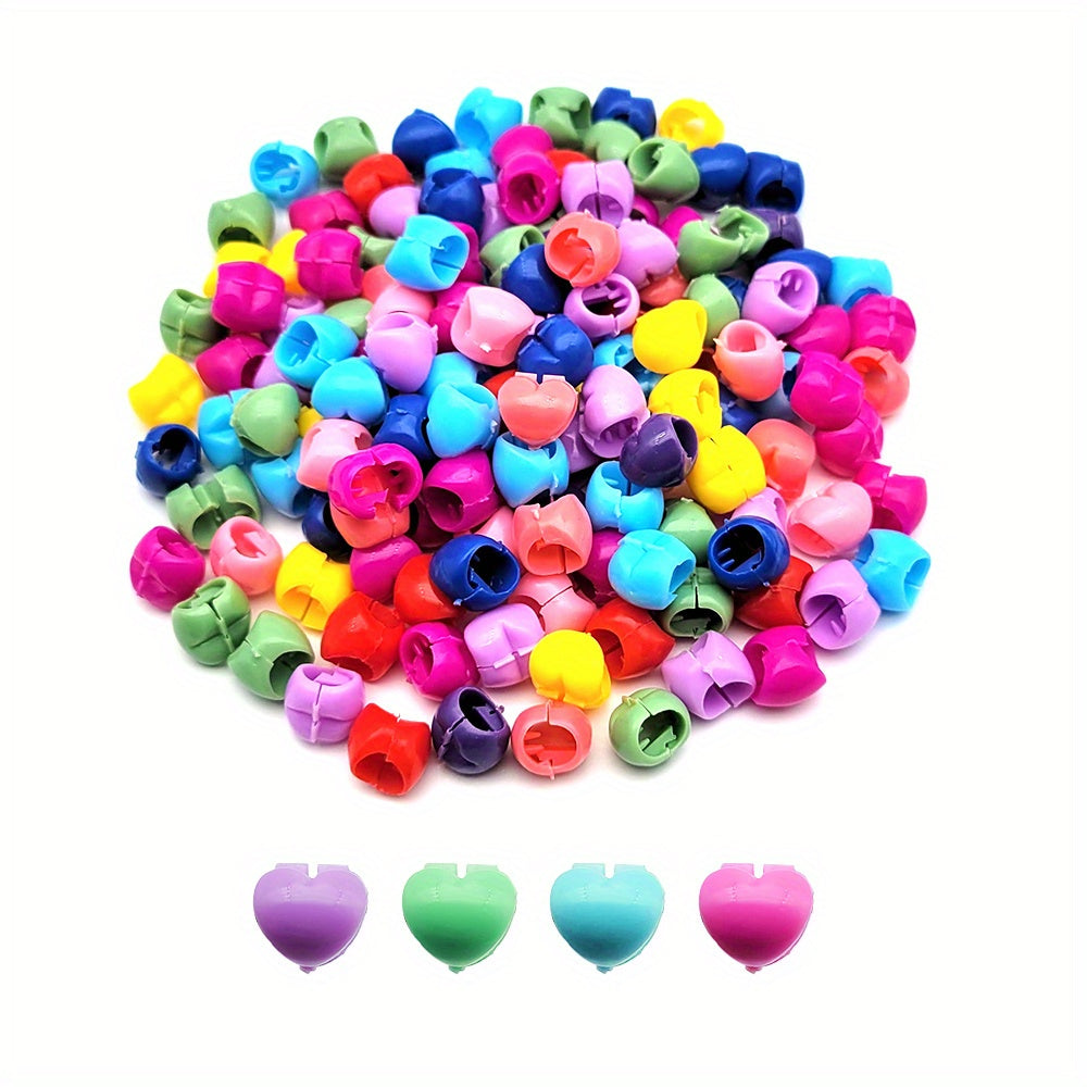 50pcs Mini Hair Claw Clips Plastic Colorful Hair Accessories for Girls
