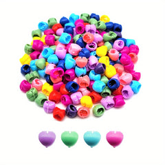 50pcs Mini Hair Claw Clips Plastic Colorful Hair Accessories for Girls