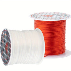 2pcs 0.8mm Elastic Stretchy Bracelet Cord Crystal Bead String for Jewelry Making