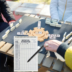 Mexican Train & Chicken Foot Dominoes Scorepad Scoring Sheets