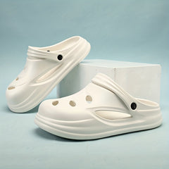Men's Breathable Slip On Clog Sandals Casual Outdoor Walking Shoes