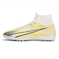 High Top Soccer Cleats Lace Up Professional Shoes For Training