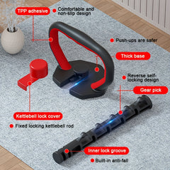 Adjustable Kettlebell Handles & Levers Set for Home Gym