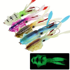 Artificial Bionic Squid Fishing Lure 60g 5.91inch 2.12oz