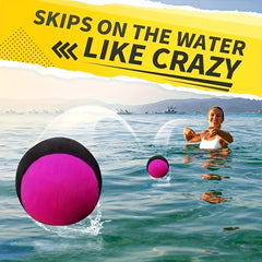6pcs Rubber Water Balls for Adults, Storage Bag, Beach & Pool Fun
