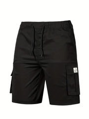 Men's Drawstring Cargo Shorts for Summer