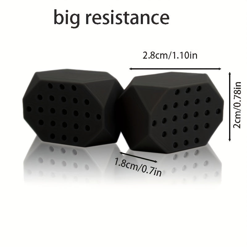 2pcs Silicone Jaw Line Exerciser Facial Muscle Chewing Ball