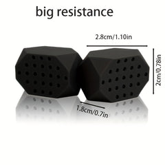 2pcs Silicone Jaw Line Exerciser Facial Muscle Chewing Ball