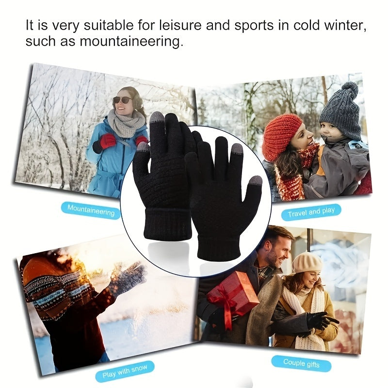 Winter Cycling Gloves Touch Screen Warm for Outdoor Activities